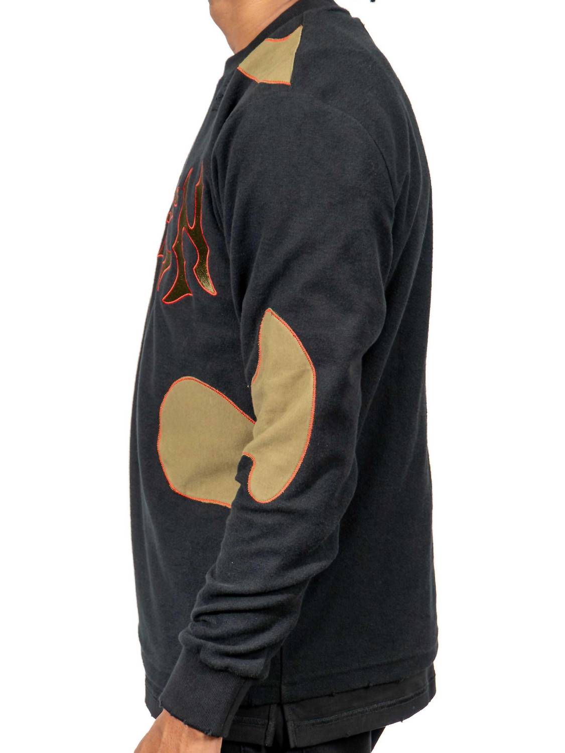 Juren - Freddy Patchwork Crewneck Sweater