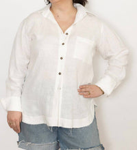 Just Bee Queen - Beckett Shirt - blouses - clothing - linen