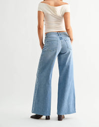 Just Black Denim - Amber Super Wide Leg Stretch Jeans