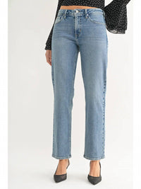 Just Black Denim - Clean Mid Rise Cropped Jeans