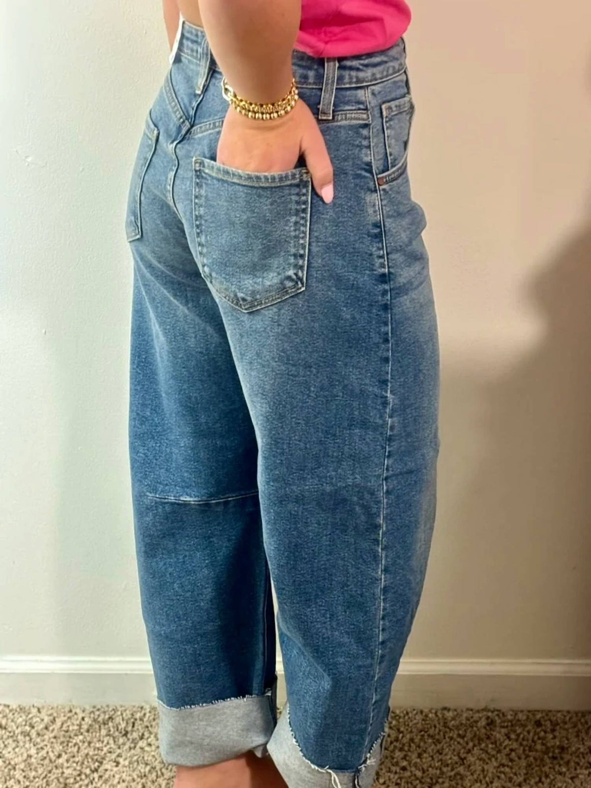 Just Black Denim - Drift Barrel Leg Jeans