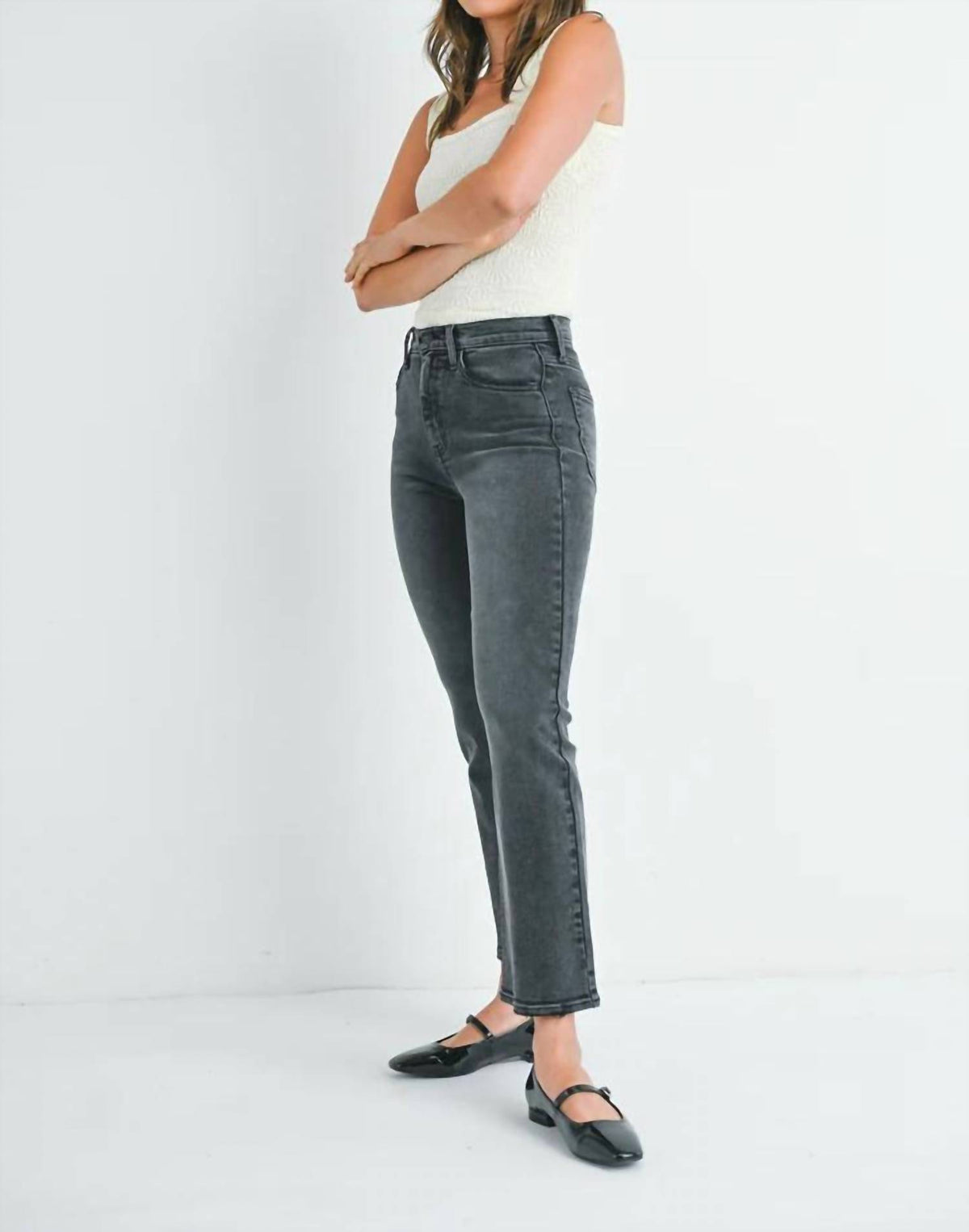 Just Black Denim - High Rise Stretch Jeans