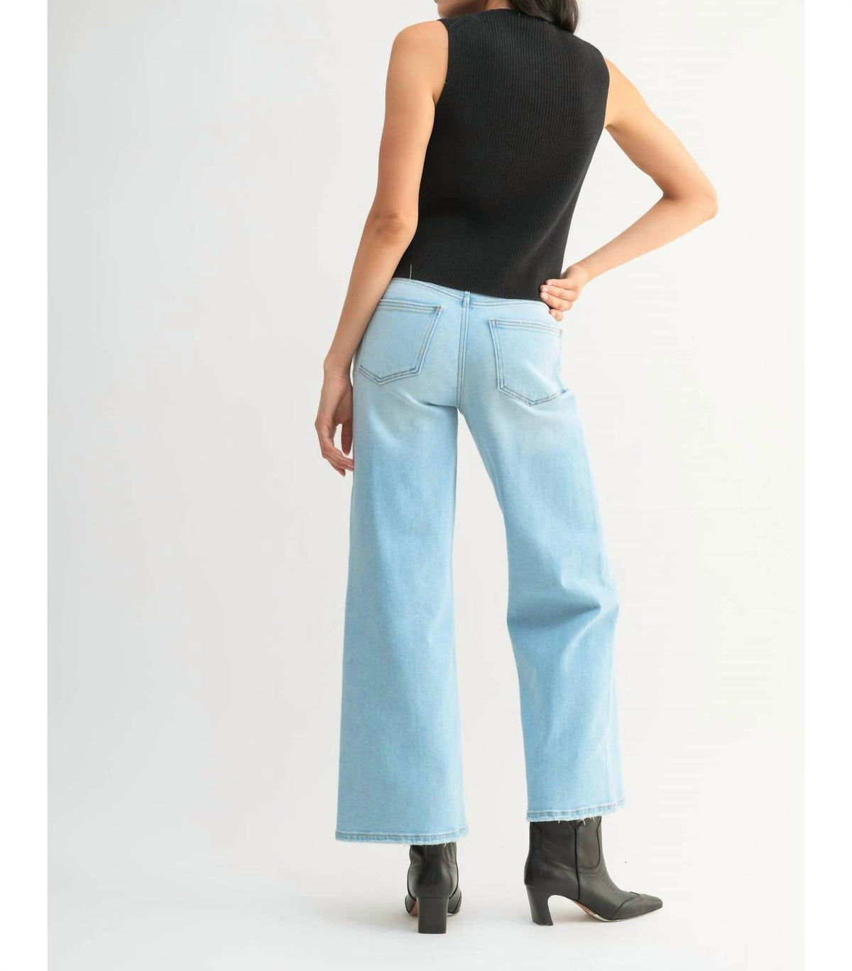 Just Black Denim - Relaxed Straight Leg Jeans