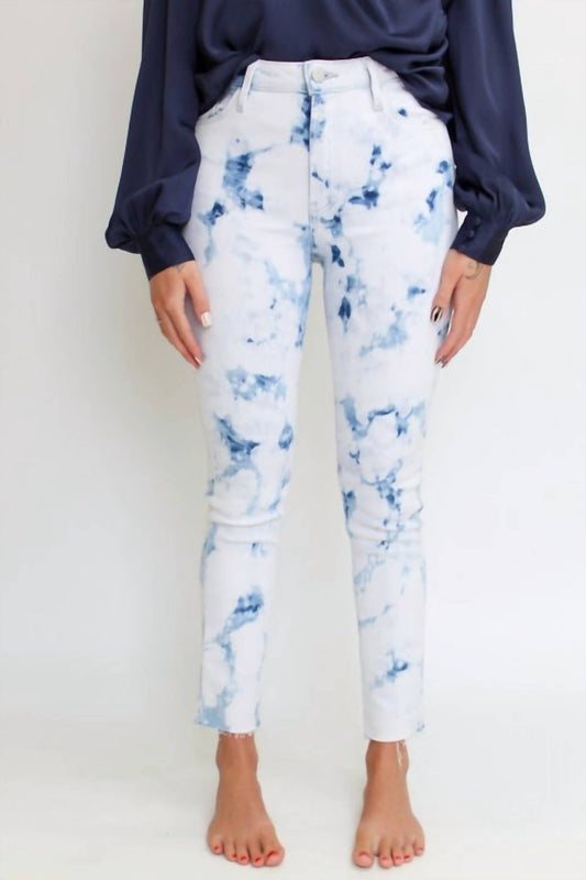 Just Black Denim - Roxy Tie - dye Skinny Jeans - blue - clothing - jeans