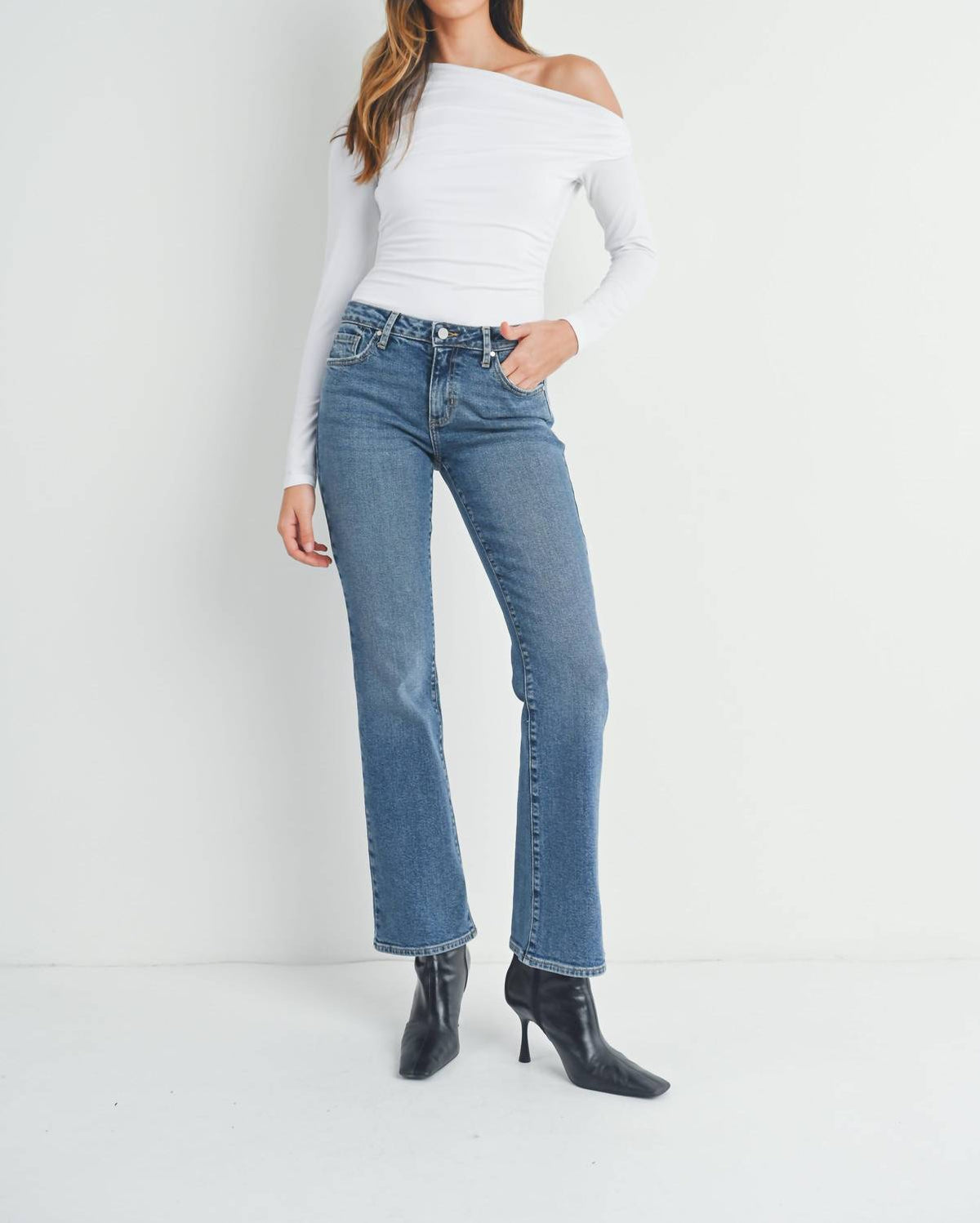 Just Black Denim - Teagan Low Rise Jeans