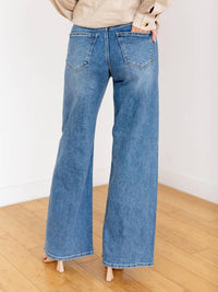 Just Black Denim - Twisted Seam Wide Leg Jeans