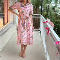 Just Darviny - Alexandra Midi Dress - clothing - cotton - dresses