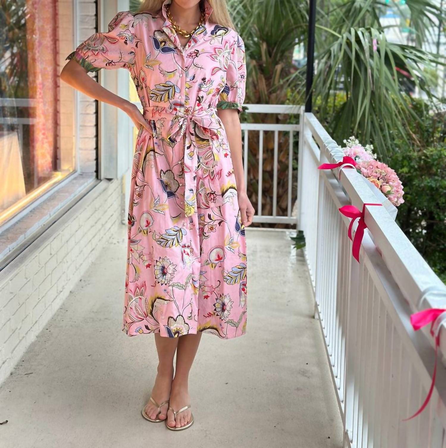 Just Darviny - Alexandra Midi Dress - clothing - cotton - dresses