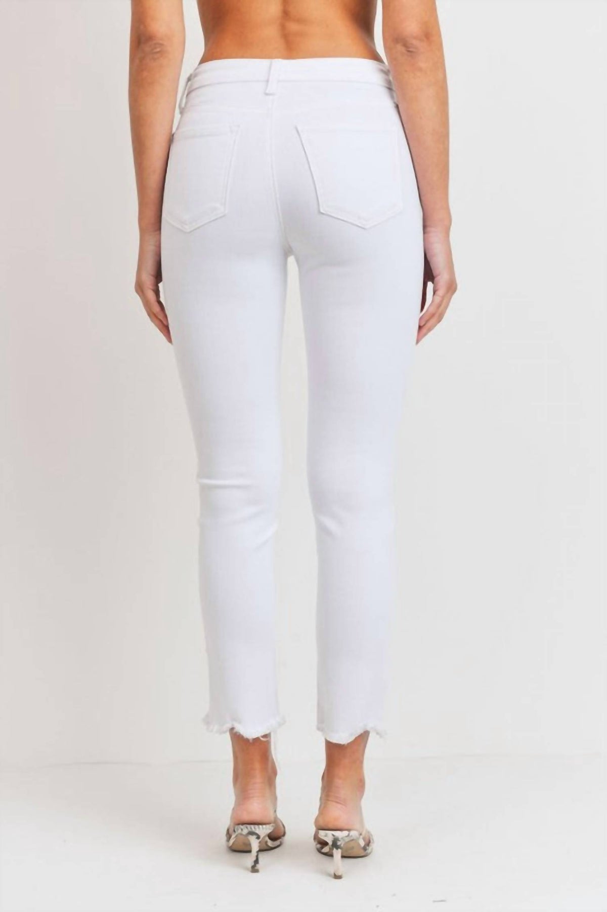 Just Usa - High Rise Straight Leg Jeans