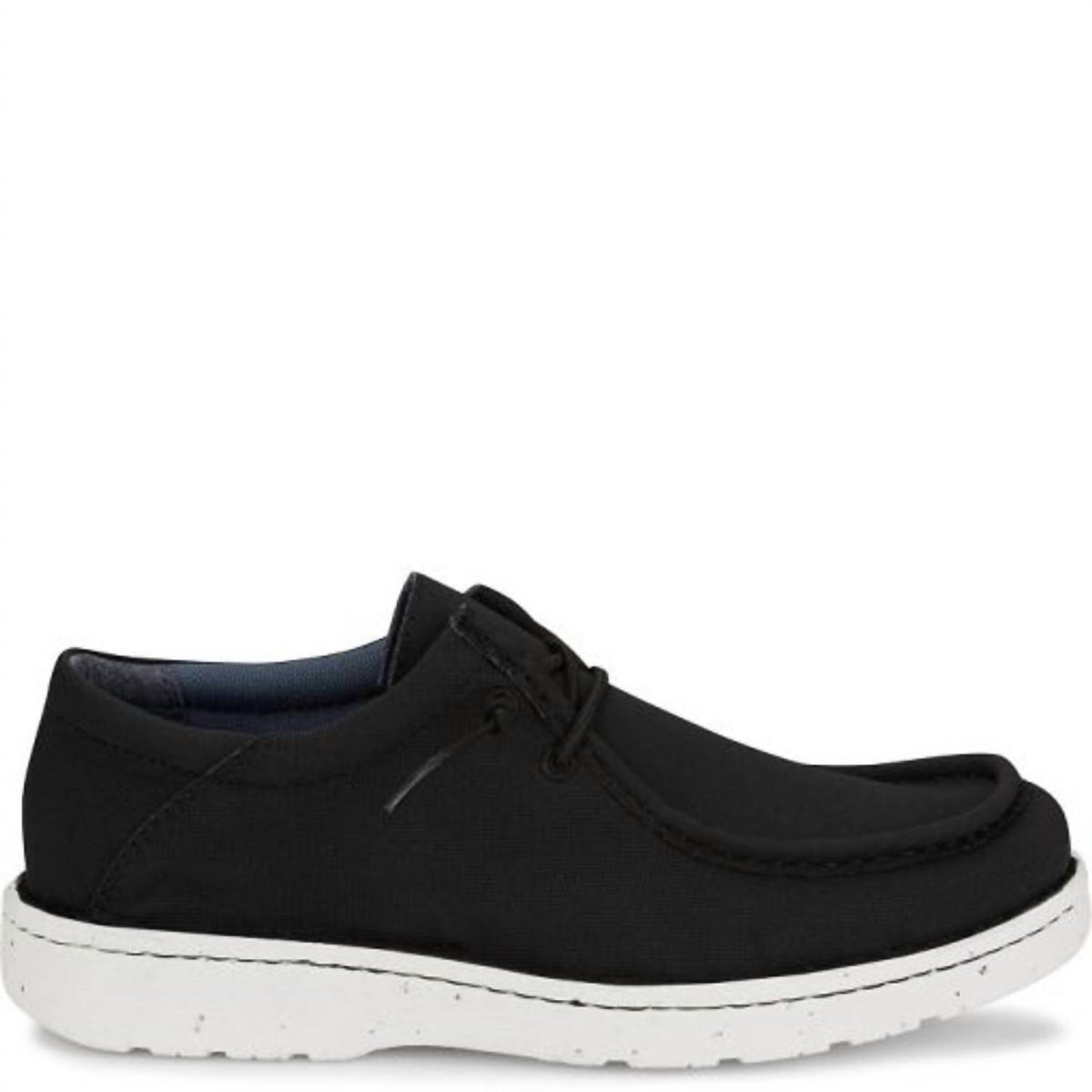 Justin - Men's Mocc Toe Hazer Black Textile