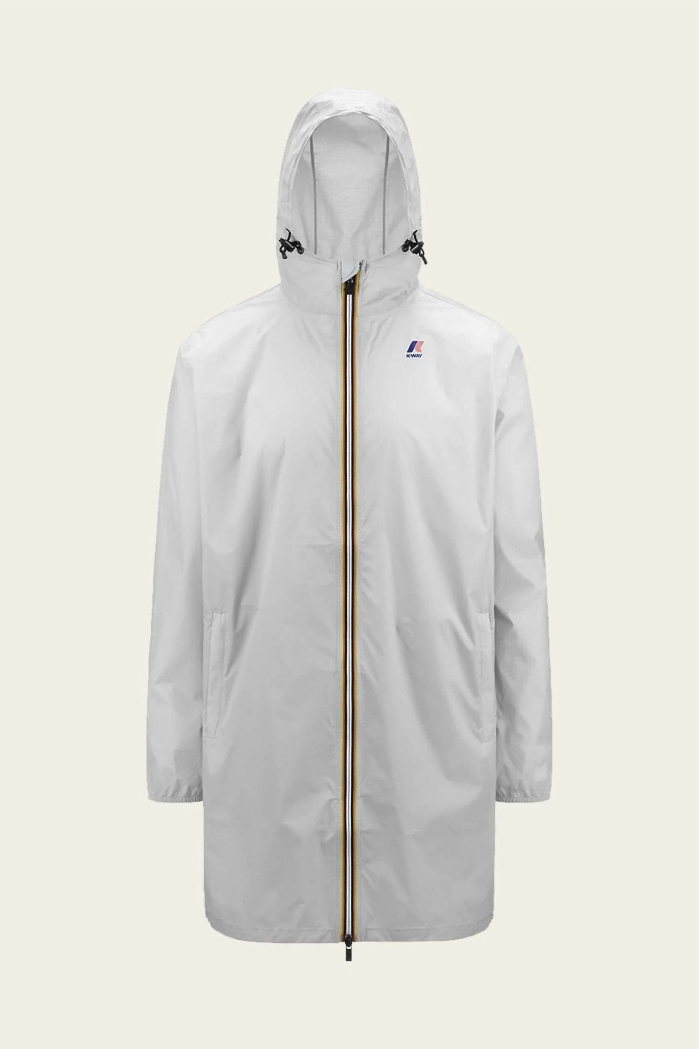 K - Way - Le Vrai 3.0 Eiffel Rain Jacket - clothing - coats - grey