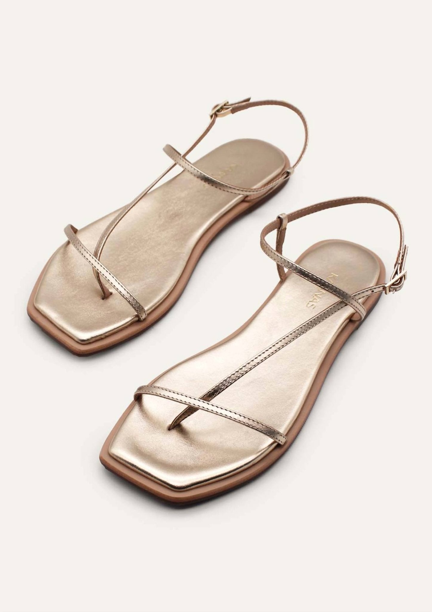 Kaanas - Women's Alayta Sandal - gold - leather - sandals
