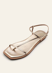 Kaanas - Women's Alayta Sandal - gold - leather - sandals