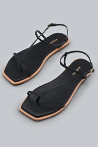 Kaanas - Women's Alayta Sandal - black - leather - sandals