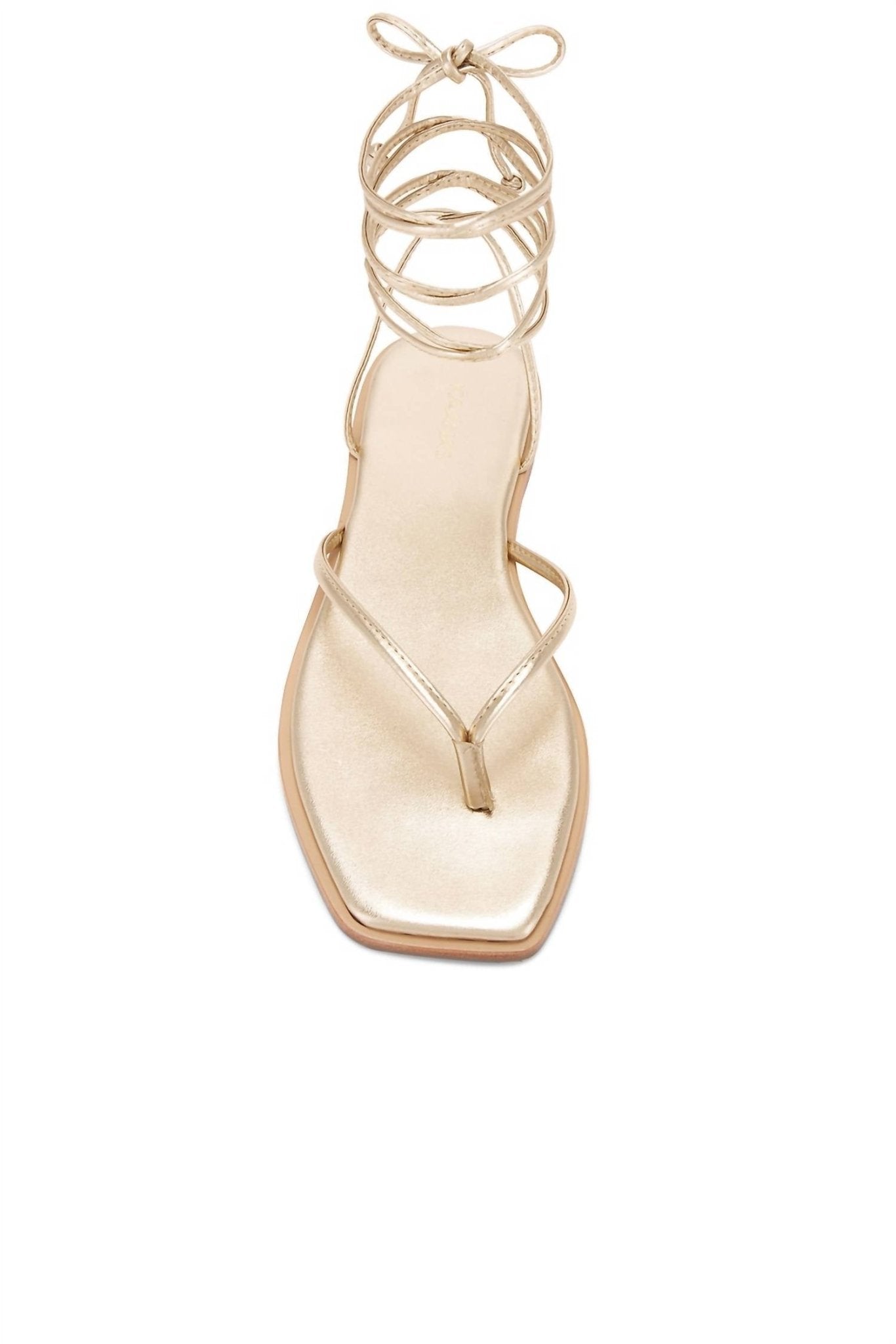 Kaanas - Women's Samoa Wrap Around Sandal - gold - leather - sandals