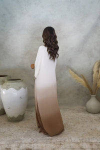 Kadimah - Samira Ombrè Beaded Kaftan