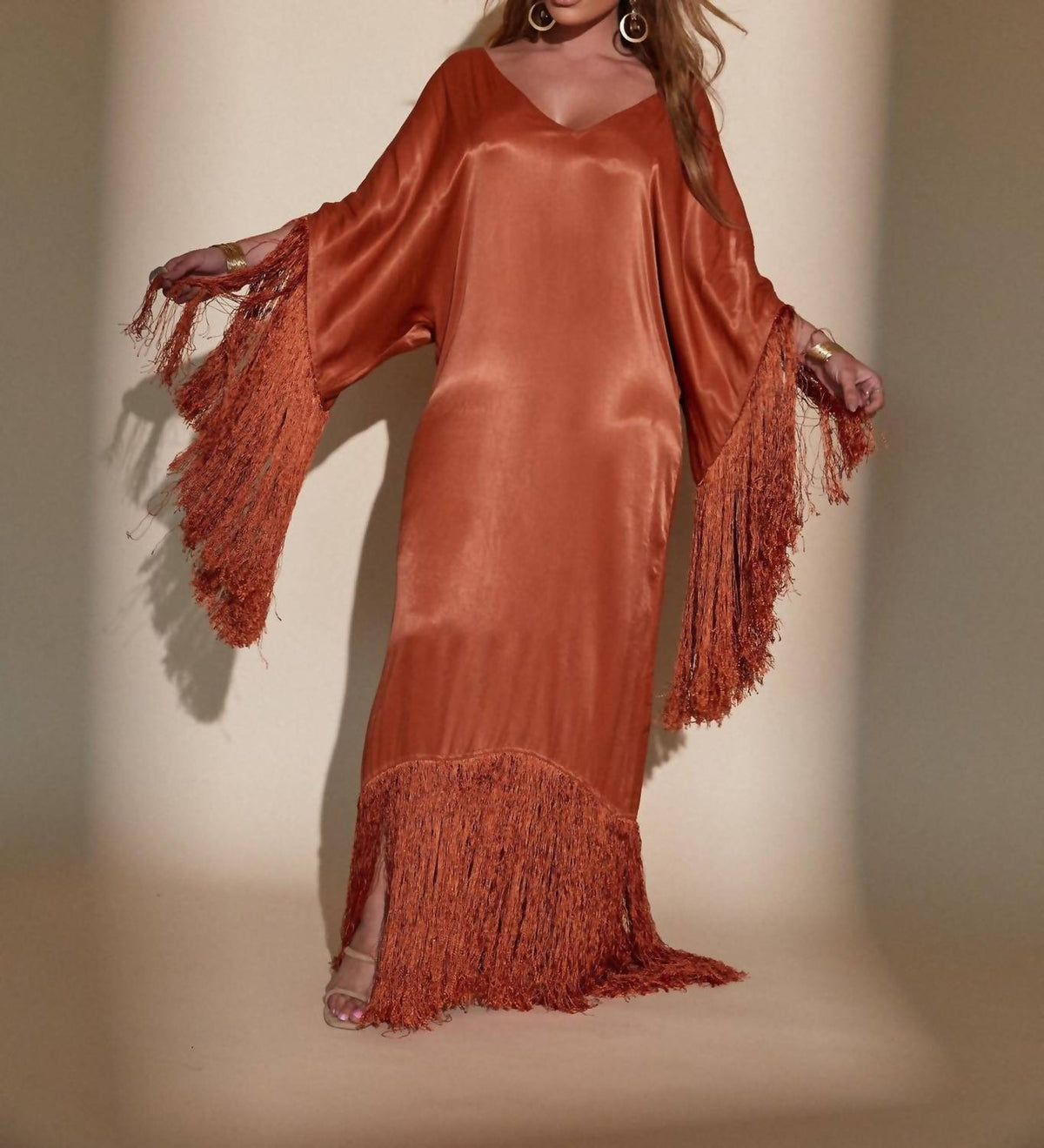Kadimah - Sol Fringe Kaftan