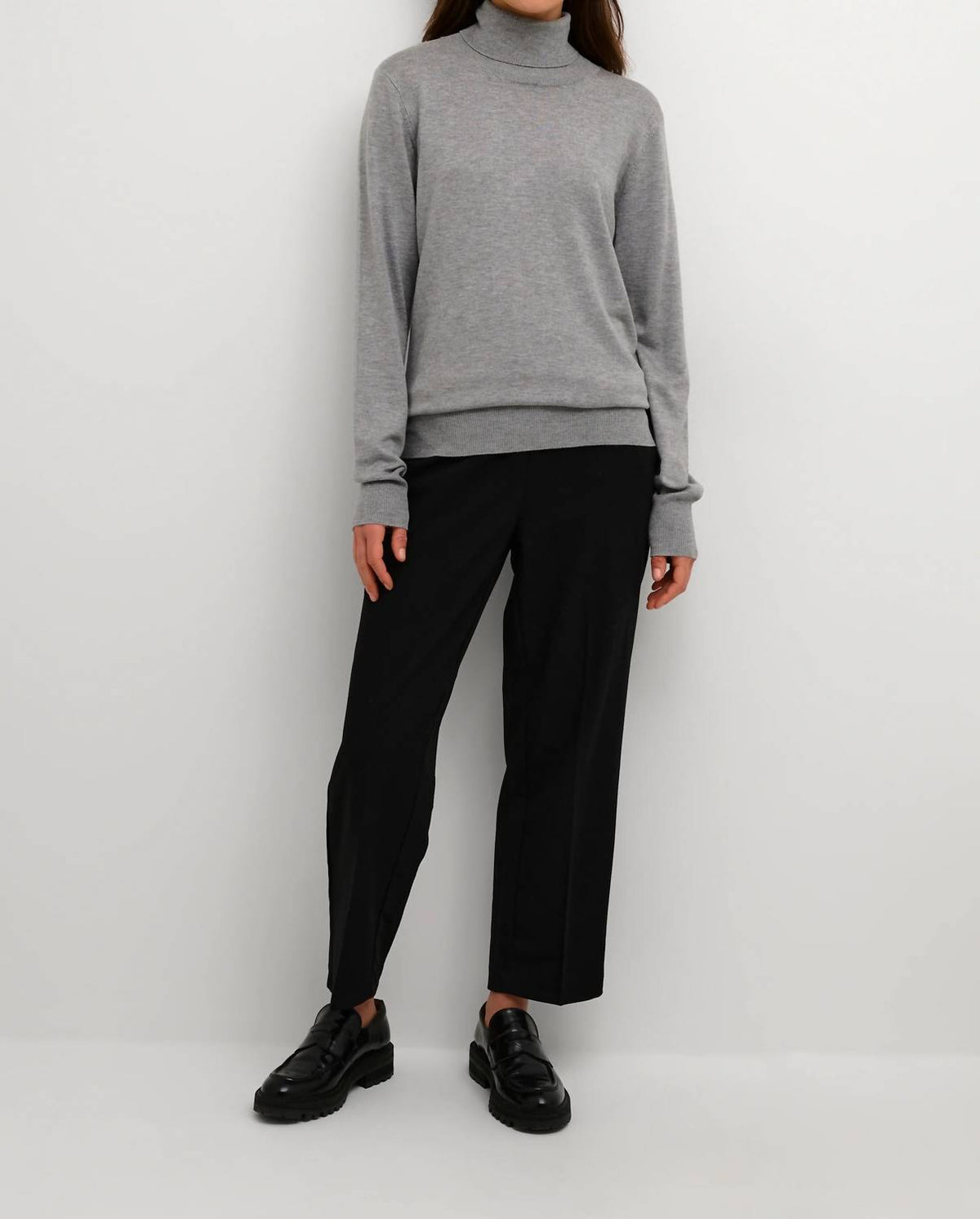 Kaffe - Astrid Long Sleeve Regular Fit Roll Neck Top