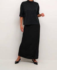 Kaffe - Kaellie Mock Neck Half Sleeves T-shirt