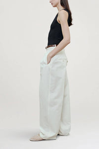 Kallmeyer - Joel Pleated Starched Poplin Trouser