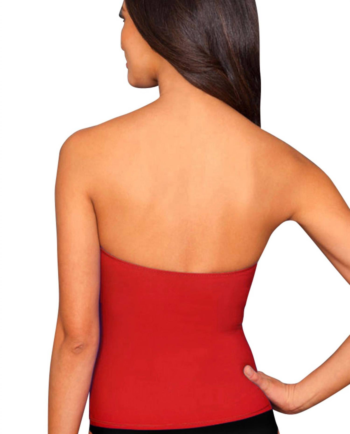 Kallure - Twist Front Bandeau Tankini Top