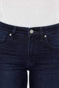 Kancan - Alameda Super Dark Ankle Skinny Jeans - blue - clothing - cotton - blend