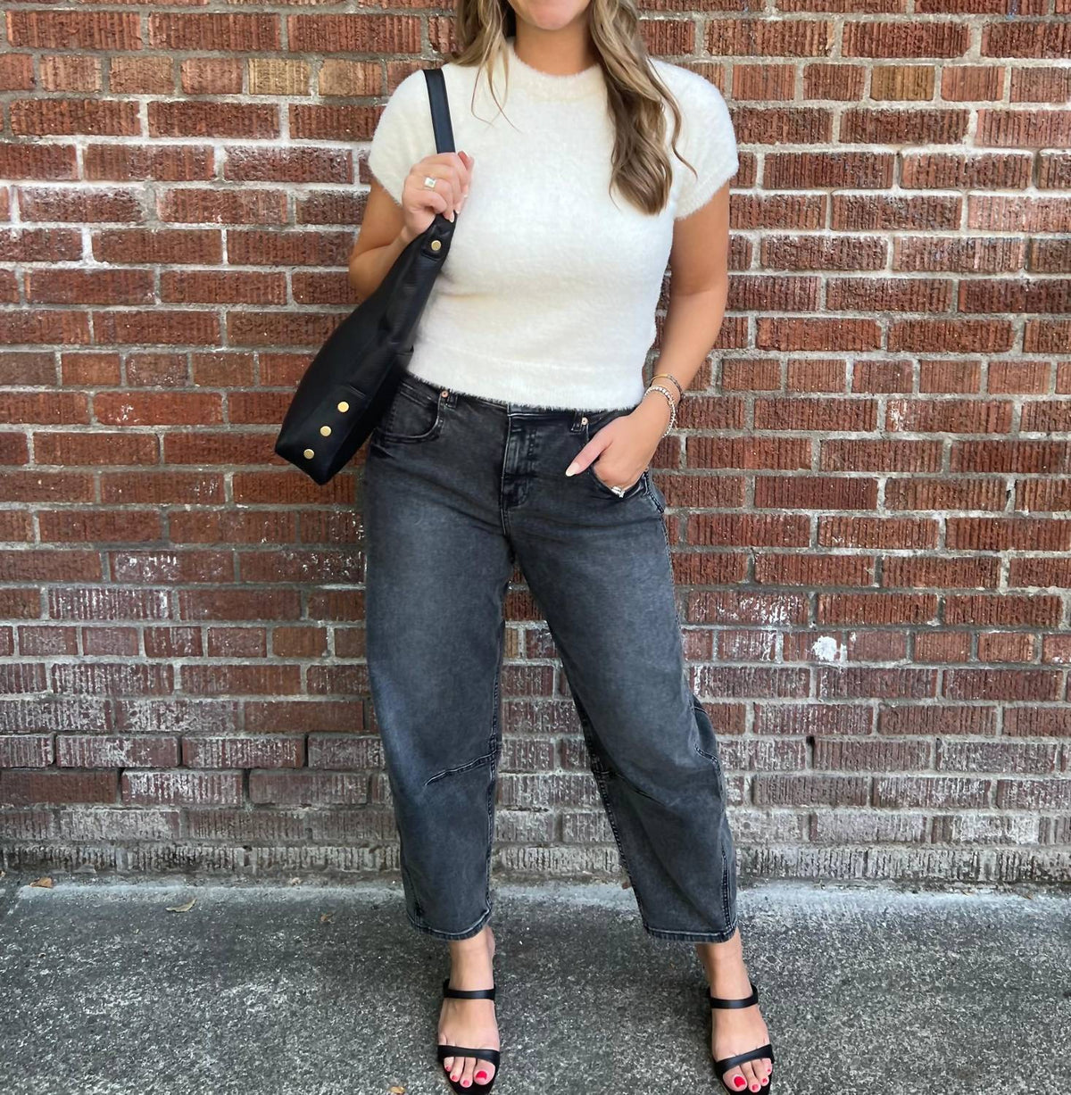 Kancan - Audrey Girlfriend Barrel Jeans
