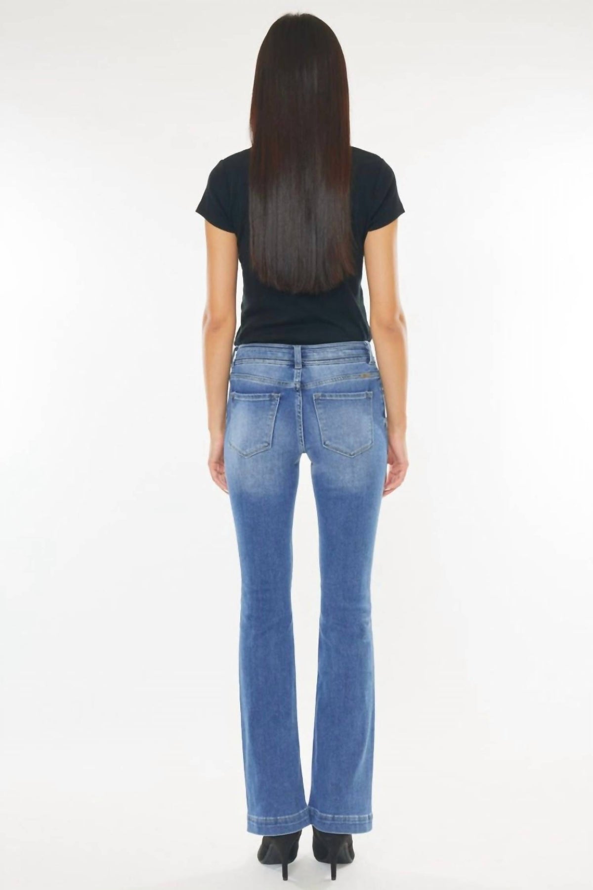 Kancan - Bernadette Mid Rise Bootcut Jeans