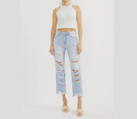 Kancan - Bold And Beautiful Distressed High Rise Jeans