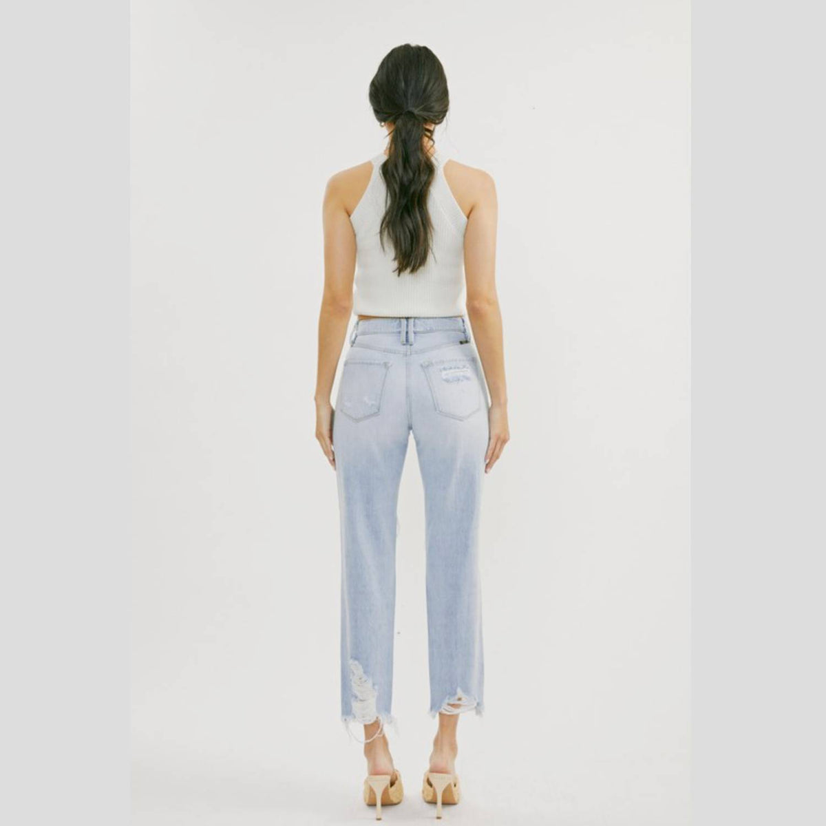 Kancan - Bold And Beautiful Distressed High Rise Jeans