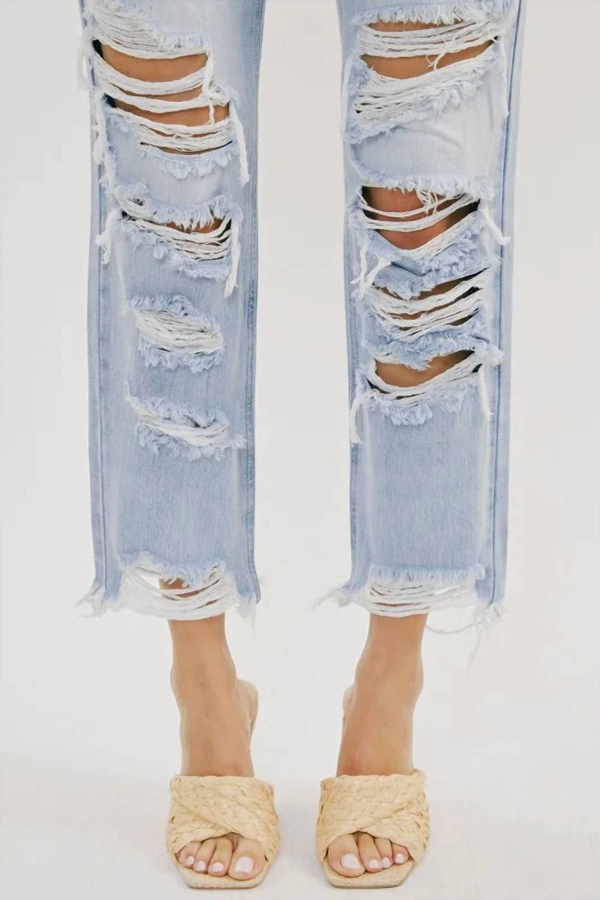 Kancan - Bold And Beautiful Distressed High Rise Jeans