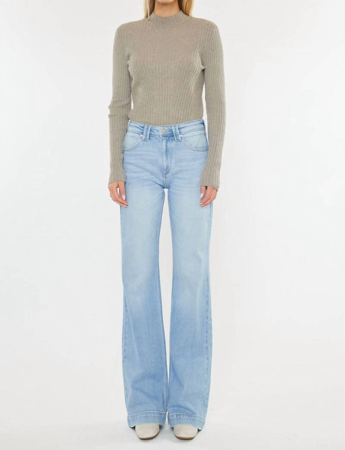Kancan - Courtni Light Denim Bootcut Jeans