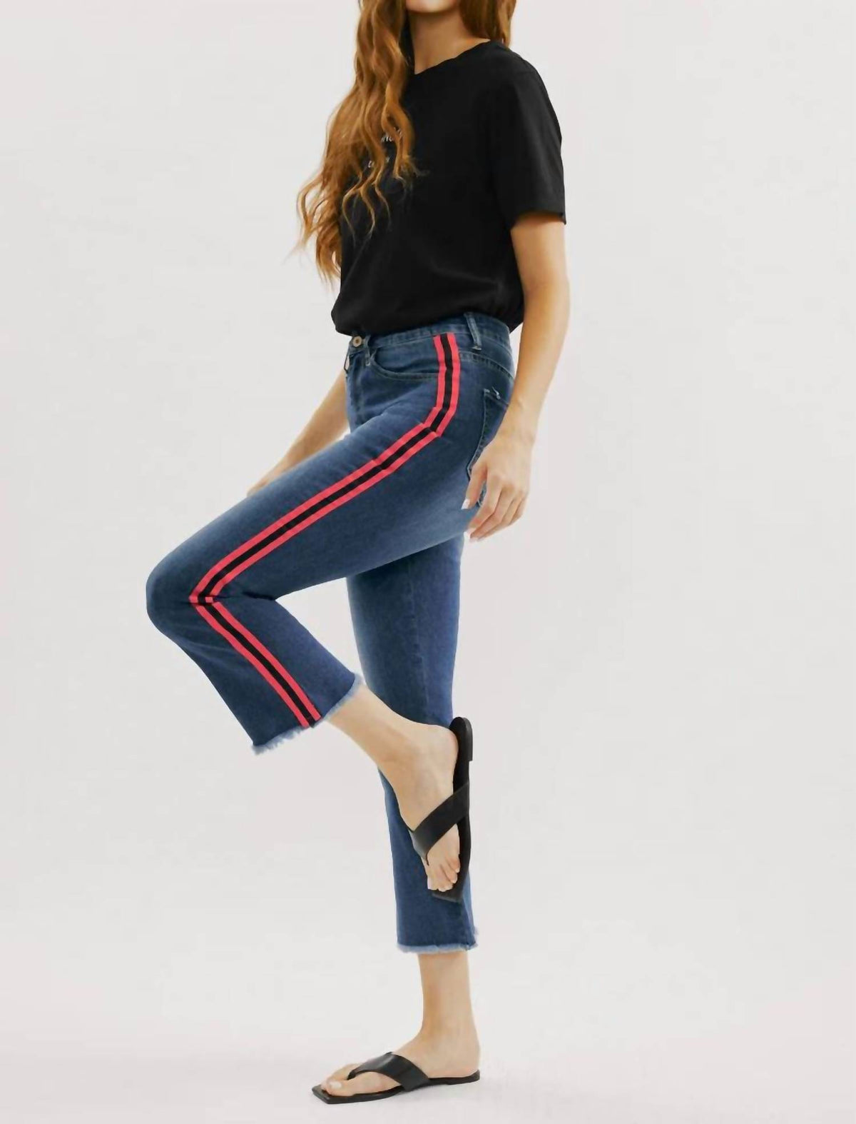 Kancan - Cropped Denim Jeans