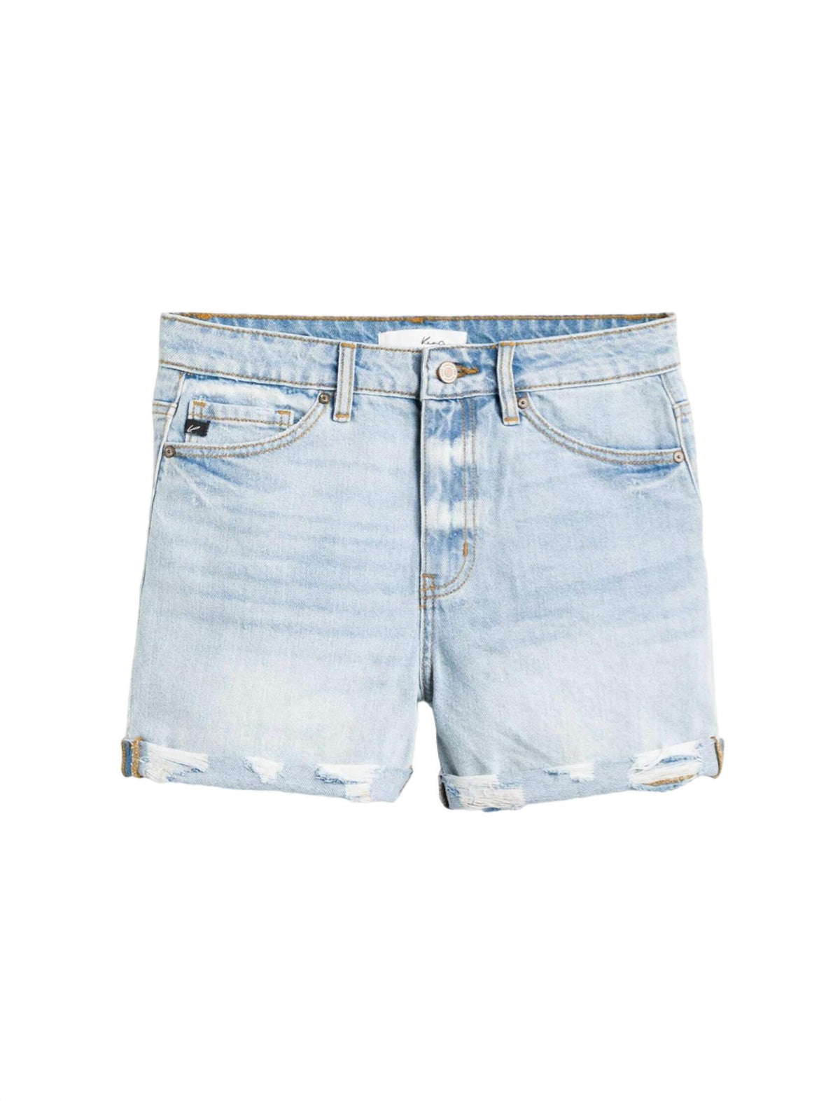 Kancan - Women's Cuffed Hem Mom Short