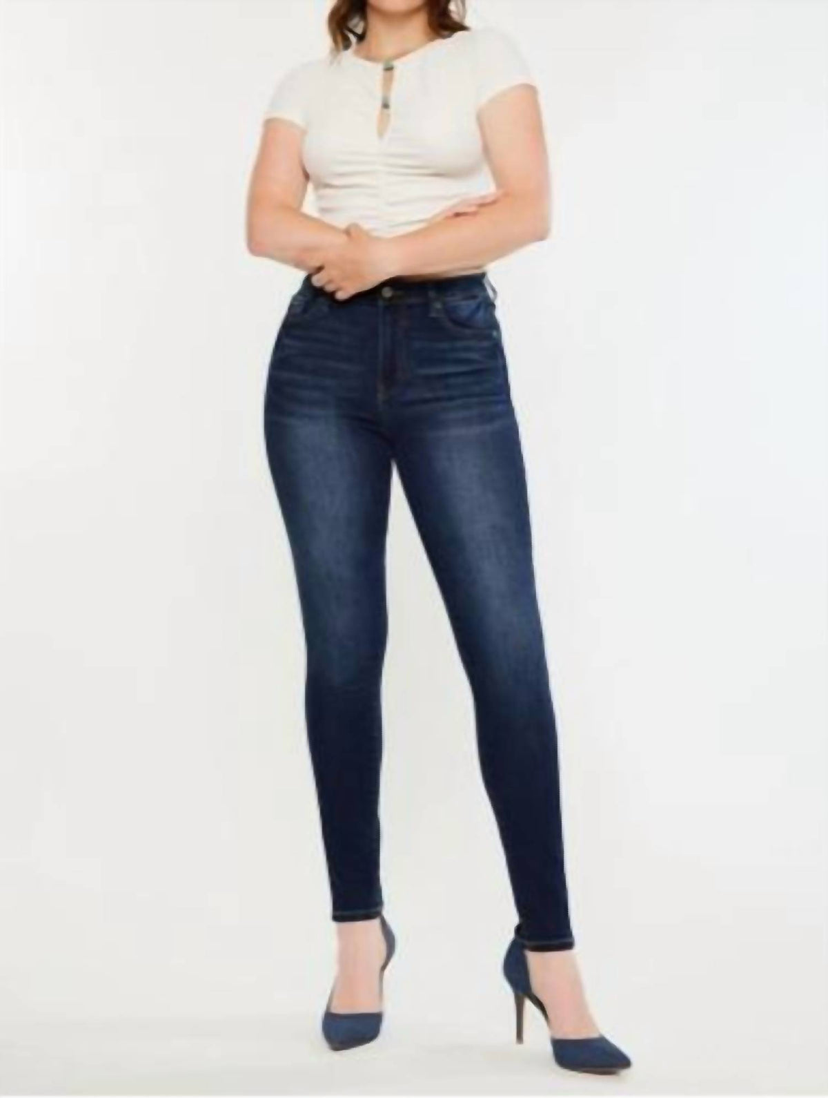 Kancan - Curvy High Rise Skinny Jeans