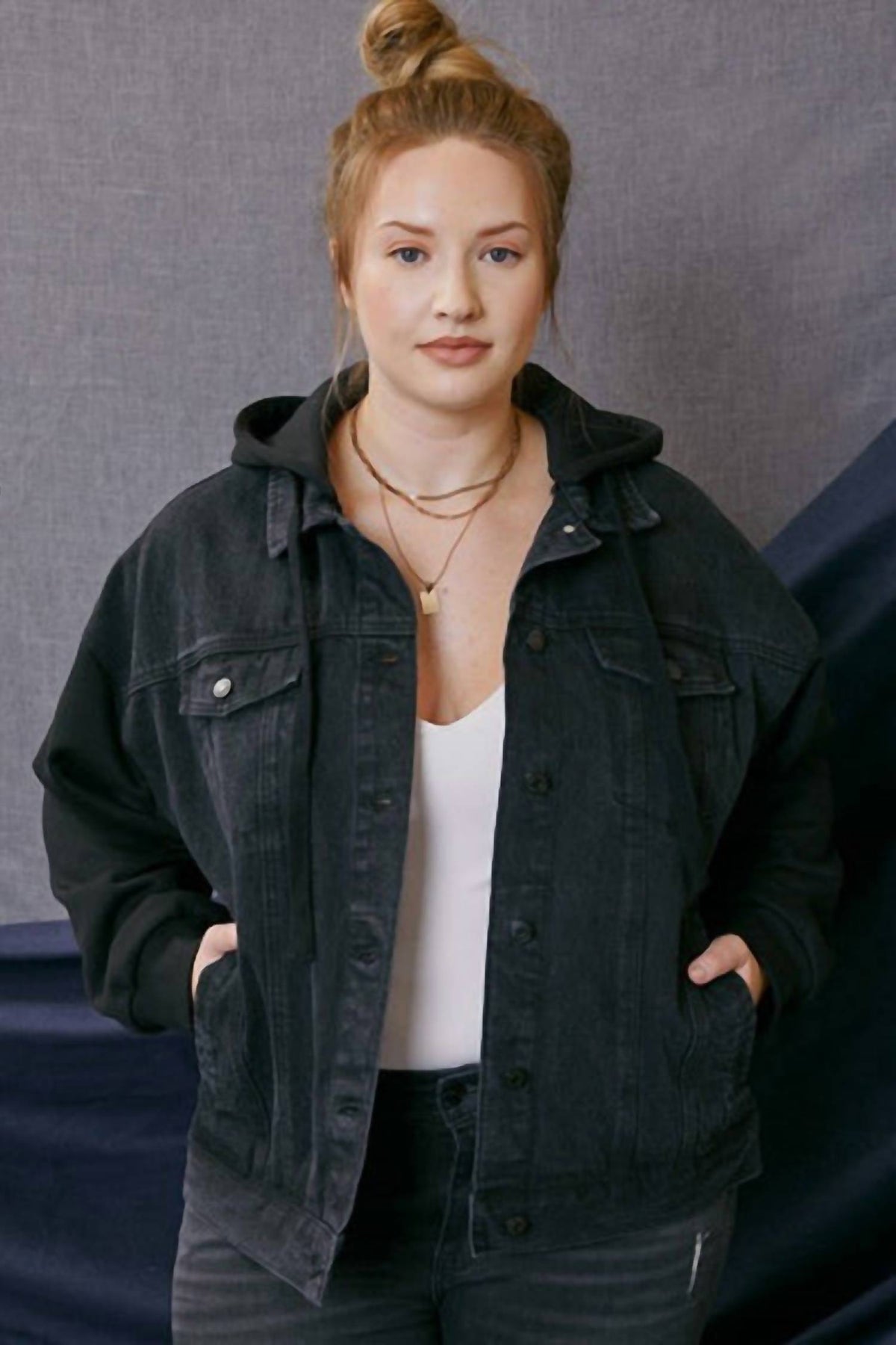 Kancan - Denim Hoodie Jacket