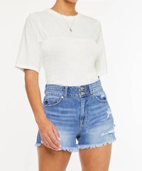 Kancan - Farah Essentials High Rise Mom Short
