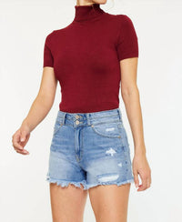 Kancan - Hazel High Rise Mom Shorts
