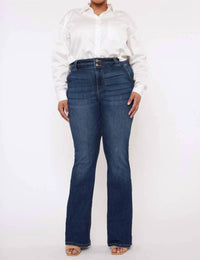 Kancan - High Rise Bootcut Jeans - Plus