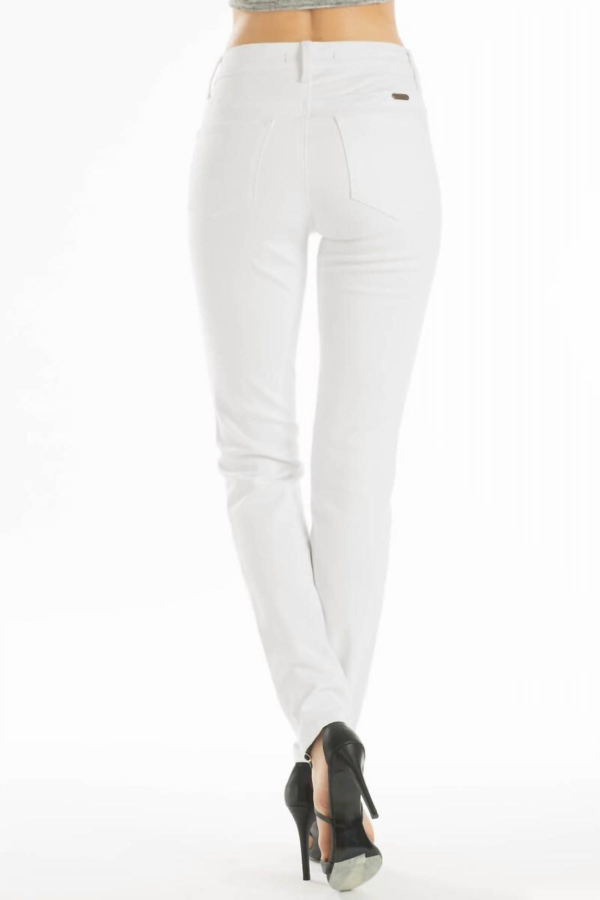 Kancan - High Rise Distressed Skinny Jeans