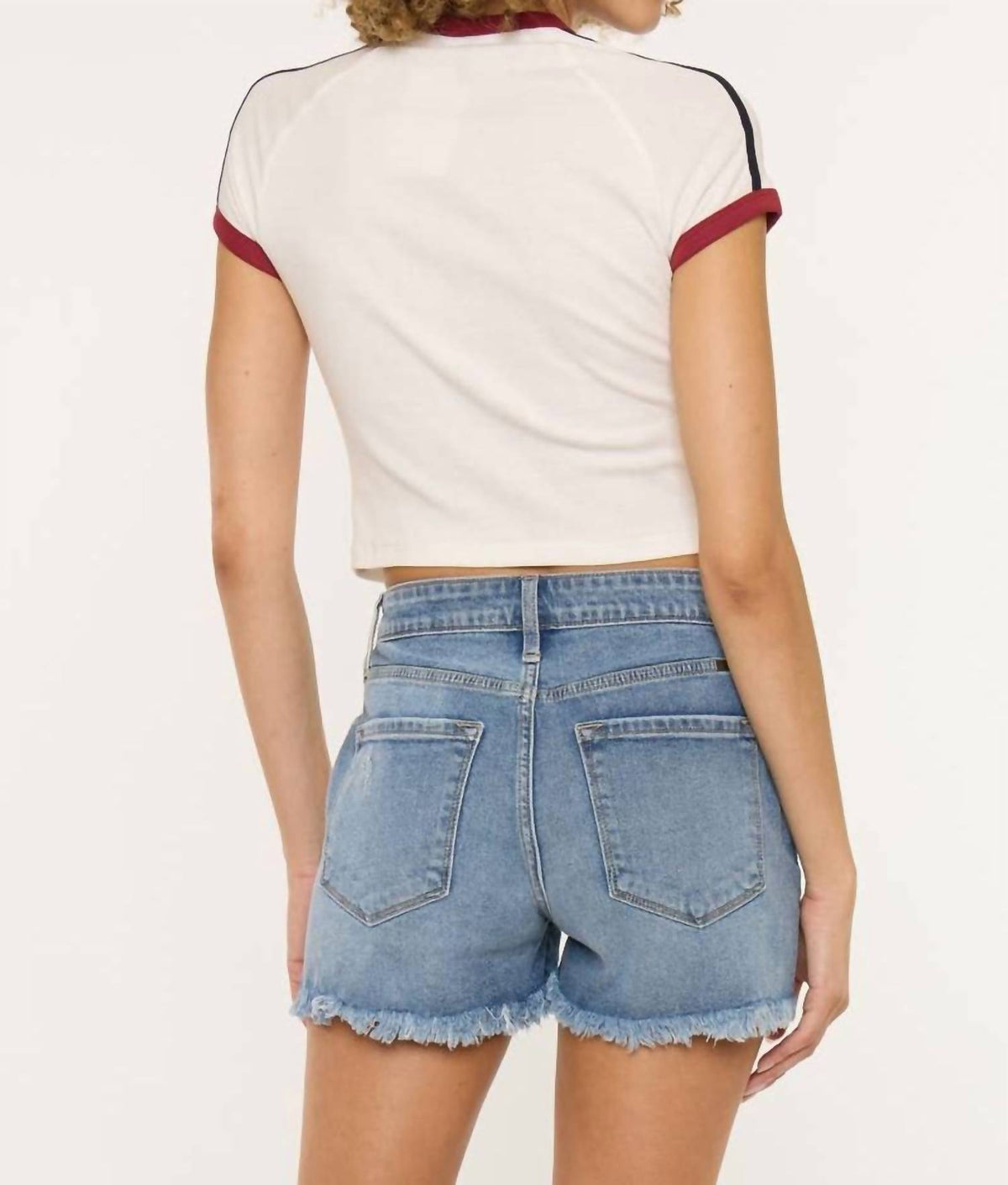 Kancan - High Rise Mom Shorts