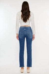 Kancan - High Rise Slim Straight Jeans