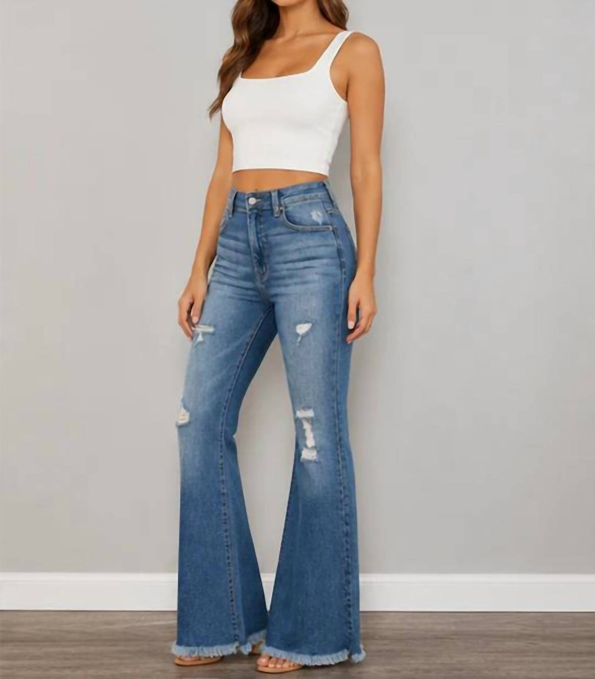 Kancan - High Rise Super Flare Jeans