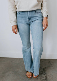 Kancan - High Waisted Flare Jean