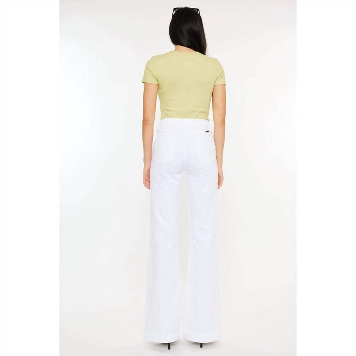 Kancan - Holly High Rise Wide Flare Jeans