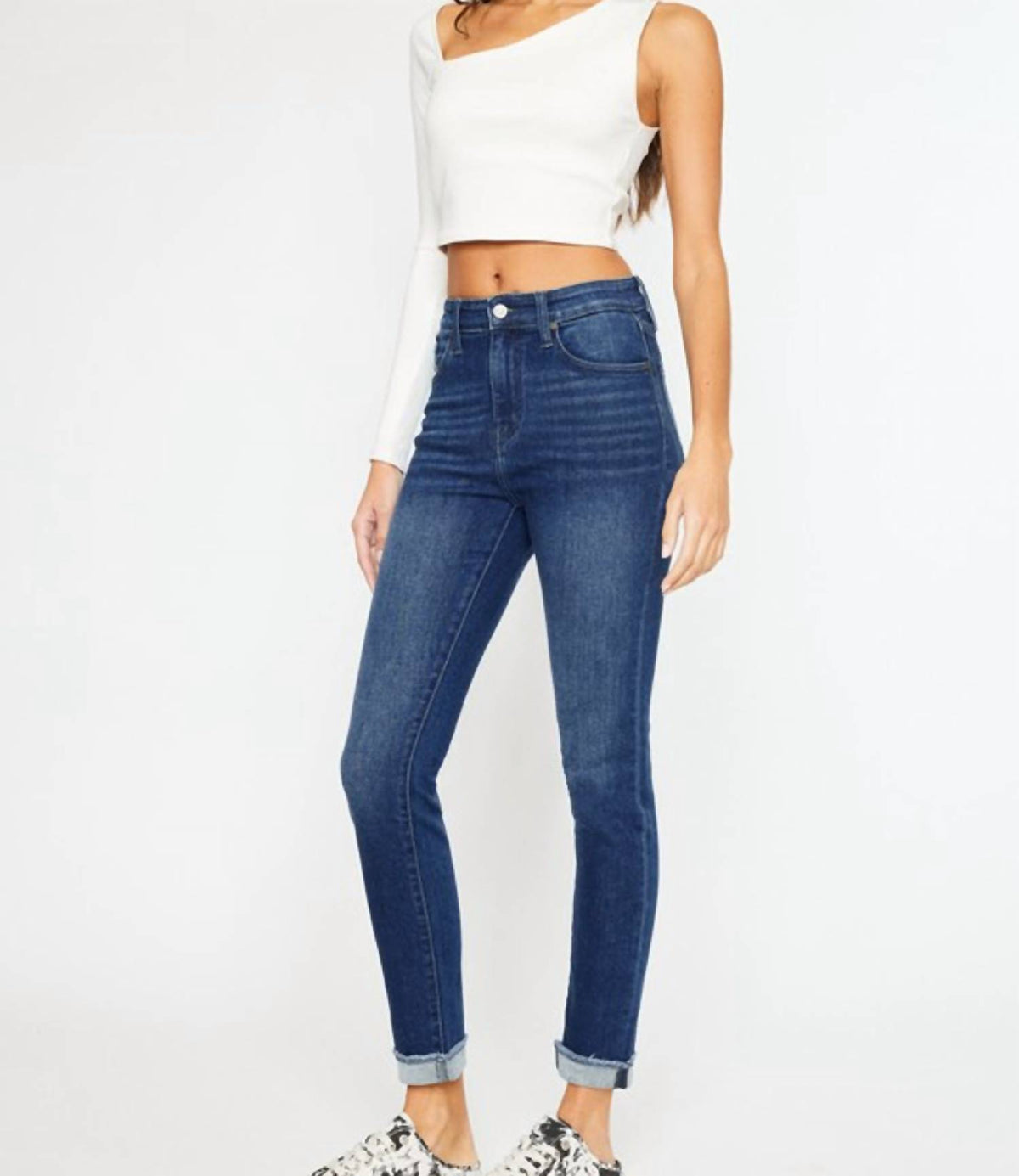 Kancan - Janice High Rise Cigarette Leg Jeans