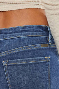 Kancan - Pocket Button Mid Rise Capri Jean