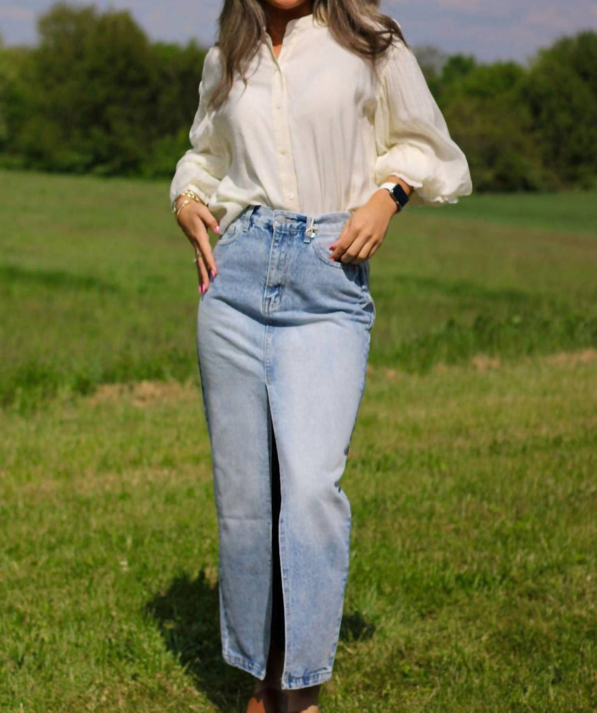 Kancan - Ready For Rodeo Midi Skirt