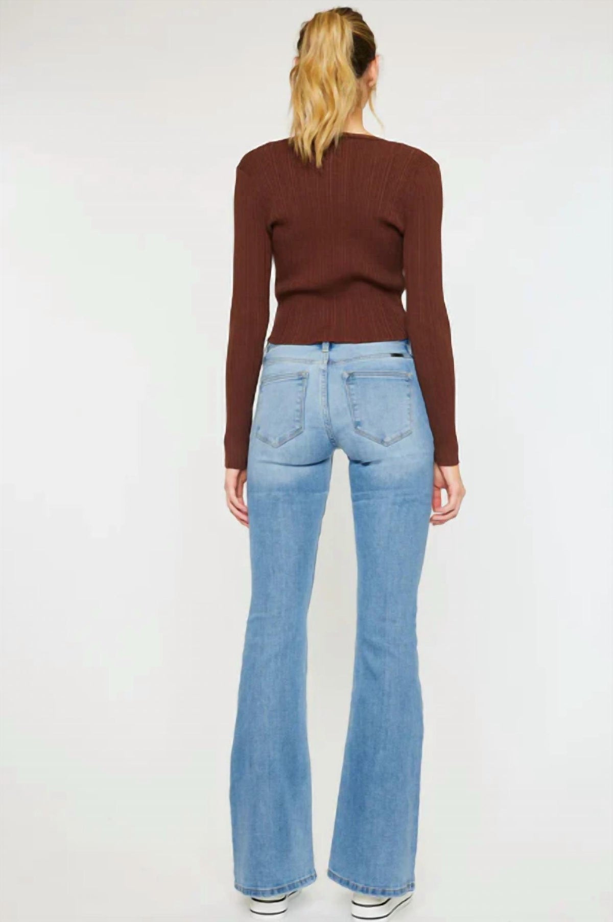 Kancan - Samuel Mid Rise Flare Jean