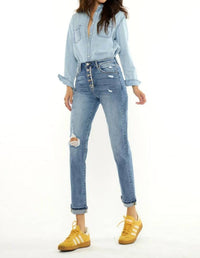Kancan - Stormi High Rise Mom Jeans